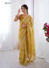 Galaxy By Fashion Berry Heavy Smooth Gold Crush Fabric Saree
